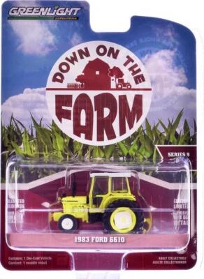 1983 Ford 6610 Tractor High-Vis Yellow Down on the Farm Series 9 1/64 Diecast by - Image 1 of 2