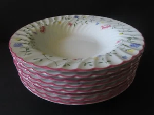 8 Johnson Brothers Summer Chintz 8 1/2" Rimmed Cereal Bowls - Unuesed - Picture 1 of 8