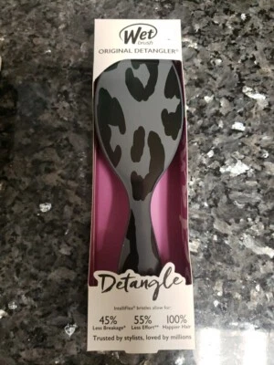 Hair Accessories Wet Brush Original Detangler Brush - safari leopard Dark Gray - Image 1 of 4