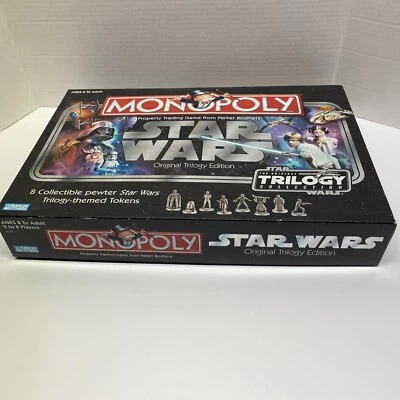 Monopoly Star Wars Original Trilogy Edition 2004 Replacement Parts Incomplete - Image 1 of 4
