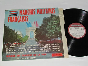 MARCHES MILITAIRES FRANCAISES LP Musique des Gardiens de la Paix FRENCH ARMY VG - Picture 1 of 4