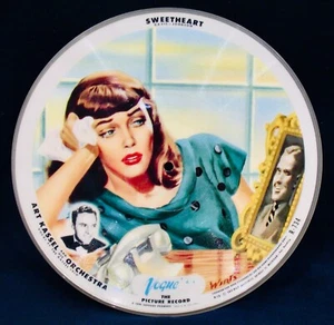 Vogue 10" Picture Disc #R 734~Sweetheart & A Little Consideration~ART KASSEL - Picture 1 of 2