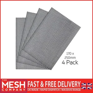 The Mesh Company SS304 Luftziegel Lüftung | 2,5 mm Loch gelocht 250 x 170 mm x 4 - Bild 1 von 6