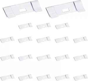 20 Pcs Vertical Blind Repair Vane Savers Metal Vertical Blind Repair Tabs Window - Picture 1 of 7