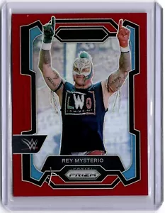 Rey Mysterio 2024 Panini Prizm WWE Red Prizm #141 WWE Smackdown #179/299 - Foto 1 di 2