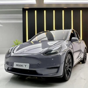 Tesla Model Y alloy model car 1:24 gray - Picture 1 of 4
