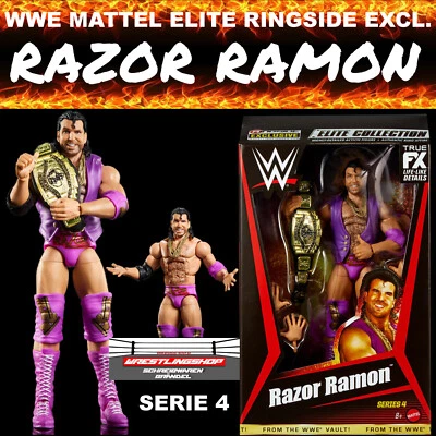 WWE MATTEL ELITE RINGSIDE EXCLUSIVE RAZOR RAMON WRESTLING ACTION FIGUR SERIE 4