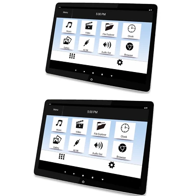 Für Seat 1 Set 12" Touchscreen Android Kopfstützen Monitor 8GB +128GB  WiFi + 4G - Bild 1 von 4