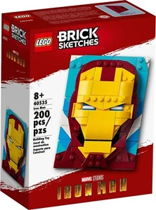 Lego Brick Sketches. Iron Man 40535 BNIB (Retired) - Picture 1 of 10