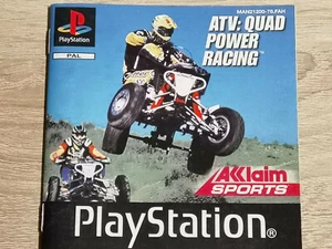 Instrucciones Manual Only Atv Quad Power Carreras sony PLAYSTATION 1 PS1 - Imagen 1 de 1