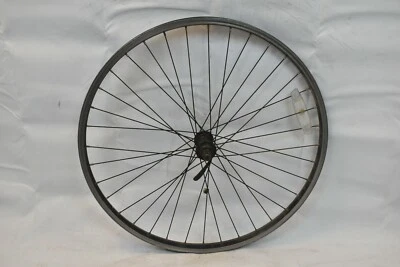 Matrix 550 26" Front MTB Bike Wheel & Hub Black OLW100 20mm 32S AV QR US  - Image 1 of 4
