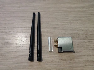 Metal bracket M.2 Key A E for Wi-Fi/Bluetooth card - Afbeelding 1 van 12