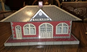 Vintage Marx 'Girard' Whistling Metal Train Station - Picture 1 of 6
