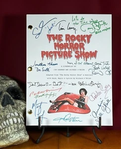 The Rocky Horror Picture Show Script Signed- Autograph Reprints- Tim Curry - Picture 1 of 8