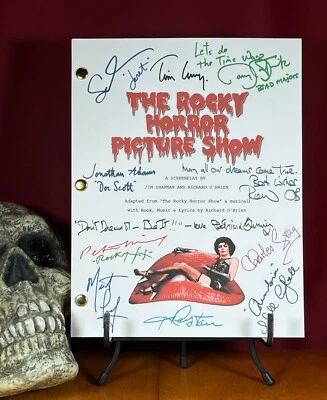 The Rocky Horror Picture Show Script Signed- Autograph Reprints- Tim Curry - Image 1 of 4