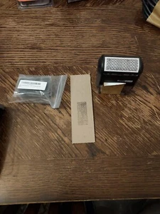 ExcelMark Self-Inking Do It Yourself Stamp Kit -Security Stamp- Black Ink - Picture 1 of 4