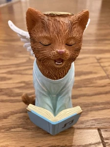 Hawthorne Village Stille Nacht Engel PURR-Efekt Weihnachtsfestzug Krippe Katze - Bild 1 von 6