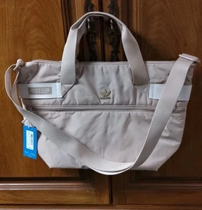 ADIDAS Originals Magic Beige Logo Puffer Shopper TOTE Crossbody Shoulder BAG $45 - Picture 1 of 10