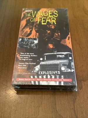 The Wages of Fear Henri-Georges Clouzat’s Director Cut Remastered New Sealed VHS - Image 1 of 4