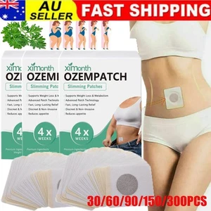 30-200PCS Herbal Healthy Detox Slimming Belly Pellet Weight Loss Patch - Picture 1 of 17