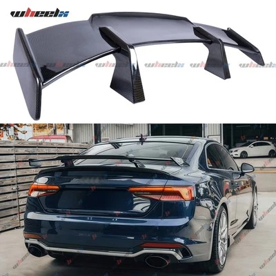 For Audi A5 S5 RS5 B8 58'' Carbon Fiber Look Trunk Rear Spoiler PRO GT Wing Lip — 第 1/4 张图片
