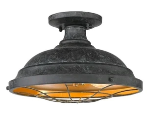 Golden Bartlett 2-Light Ceiling Light in Black Patina - Picture 1 of 1