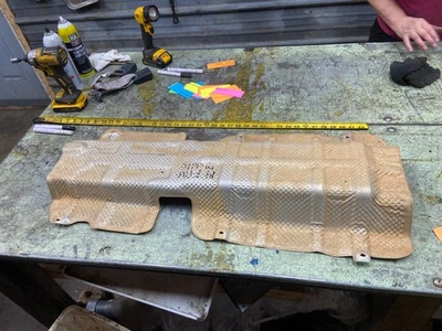 12-15 2 puertas FIAT 500 CENTRO BAJO CARROCERÍA ESCUDO TÉRMICO GRANDE Foto 1 de 4