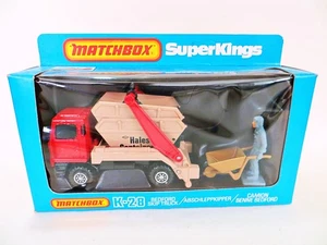 MATCHBOX SUPERKINGS K28 'BEDFOIRD HALES SKIP TRUCK'. RARE RED. MIB/BOXED - Picture 1 of 8