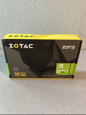 Zotac ZT-71304-20L graphics PCI-E 64BIT card, NVIDIA GeForce GT 710 1GB GDDR3 - Image 1 of 4