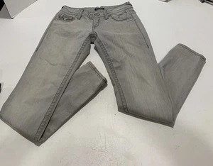 Vigoss Gray Jeans Women’s Skinny Jeans Size 7/8 Length 31 - Picture 1 of 11