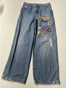 Vintage Y2K Power Rangers Mystic Force Distressed Jeans Size 12 26x26 - Picture 1 of 7