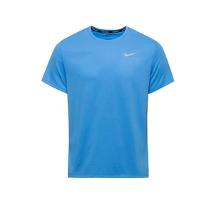Nike Dri Fit Shirt Miler Running Top T-Shirt Mens Size MEDIUM Light Blue New ✅ - Picture 1 of 7