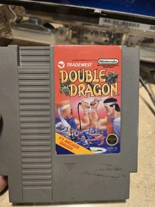 Double Dragon (Nintendo NES, 1988) Authentic TESTED FREE SHIPPING - Picture 1 of 7