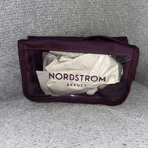 NEW Nordstrom Purple Clear Cosmetic pouch Amazing perfect wow 🤩 - Picture 1 of 6