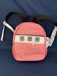Borsa a libro taglia PRE K, ricamata GEORGIA BULLDOG Bookbag nuova - Foto 1 di 1