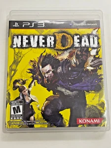 NEVER DEAD – PS3 Game COMPLETE w/Manual – Mint Disc! - Foto 1 di 4