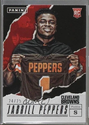 2017 Panini Father's Day Thick Stock /25 Jabrill Peppers #43 Rookie RC - Image 1 of 2