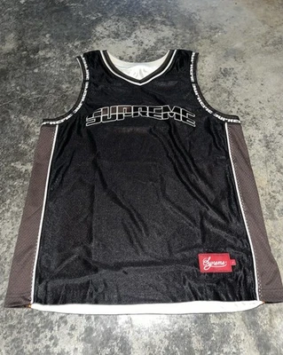 Supreme Basketball Jersey Men's L Reversible black /brown - Image 1 of 3