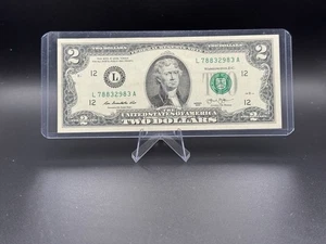 šµ 2013 $2 Bill ⢠L78832983A ⢠San Francisco āLā ⢠Collector Note šµ - Picture 1 of 2