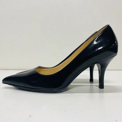 Cole Haan Women Patent Pump CB D23810 Black Patent Leather Slip-On Size 6B - Image 1 of 4