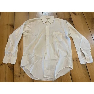 Vintage Arrow Belmont Club perma iron button down shirt. white. Size 16-34 - Picture 1 of 6