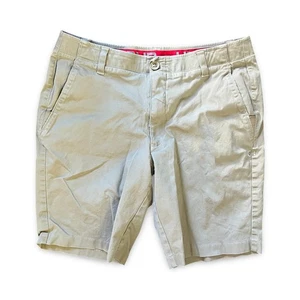 Under Armour 9" Drive Shorts Men's Size 36 Khaki Polyester Stretch - Picture 1 of 7