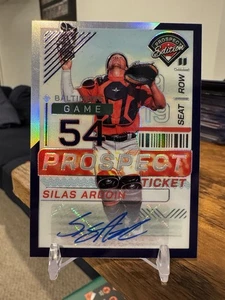 2024 Panini Prospect Edition - Silas Ardoin Black Prizm Auto RC #/125 SSP - Picture 1 of 2
