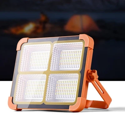 Solar Powered Work Light with Waterproof Design and USB Rechargeable Battery - Image 1 of 4