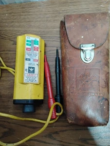 IDEAL Elektrischer 61-065 Spannungsprüfer 600V robustes Design mit Ledertasche B15 - Bild 1 von 3