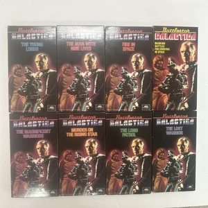 Battlestar Galactica VHS Lot (8)MCA Universal Hi-Fi 1980s Vintage Sci-Fi Set - Picture 1 of 9