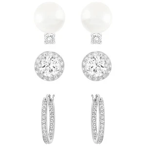 Swarovsk All day triple  Pierced earrings  set  ( 3 pear of earrings 5184314  - Picture 1 of 5