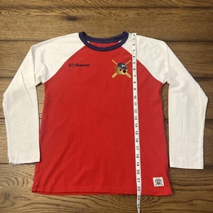 Polo Ralph Lauren ‘67 Bear Long Sleeve Tee T-Shirt Boys Size Medium Graphic Logo - Picture 1 of 15