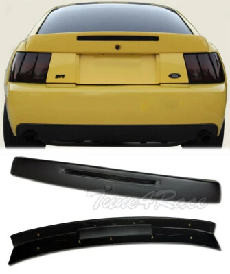 For 99-04 Ford Mustang Rear Wing Trunk Spoiler w/ Brake Light Insert CBR Style - Image 1 of 4