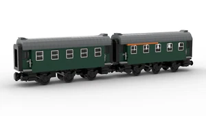 LEGO City MOC ferrocarril instrucciones de construcción vagón de conversión tren - Imagen 1 de 6
